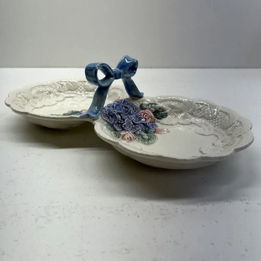 Vintage Fitz & Floyd 1993 Tray Only -‎ Candie Tray - Centerpiece